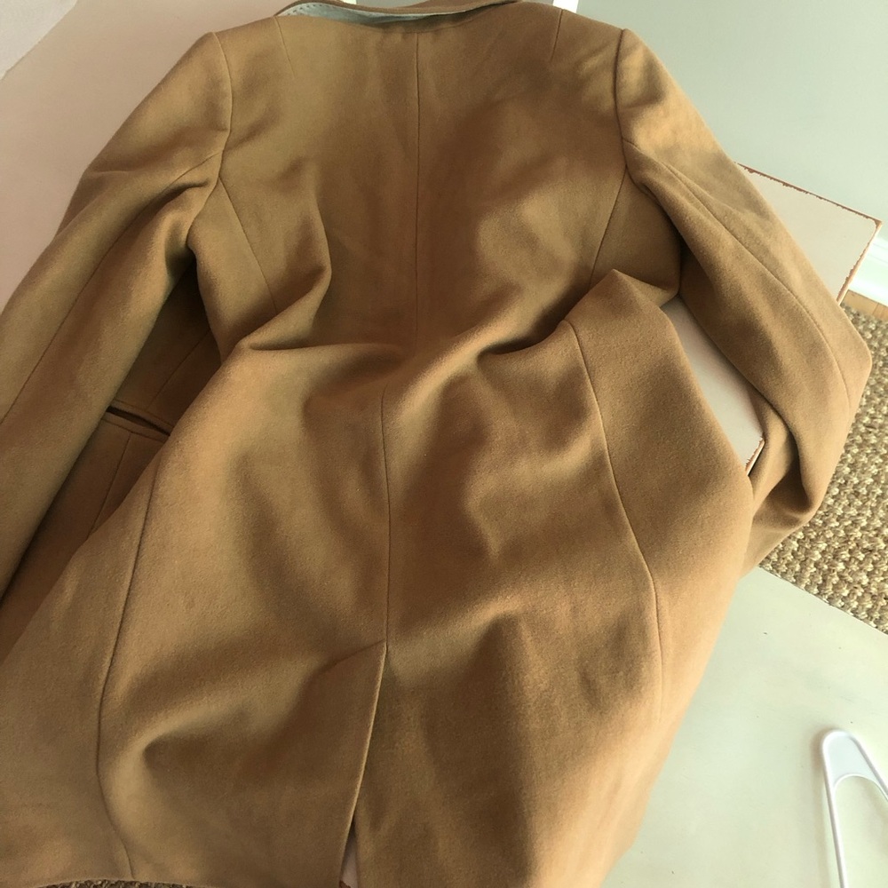 Banana Republic Italian Melton Top Coat or Car Coat. Size Small - Picture 8 of 14